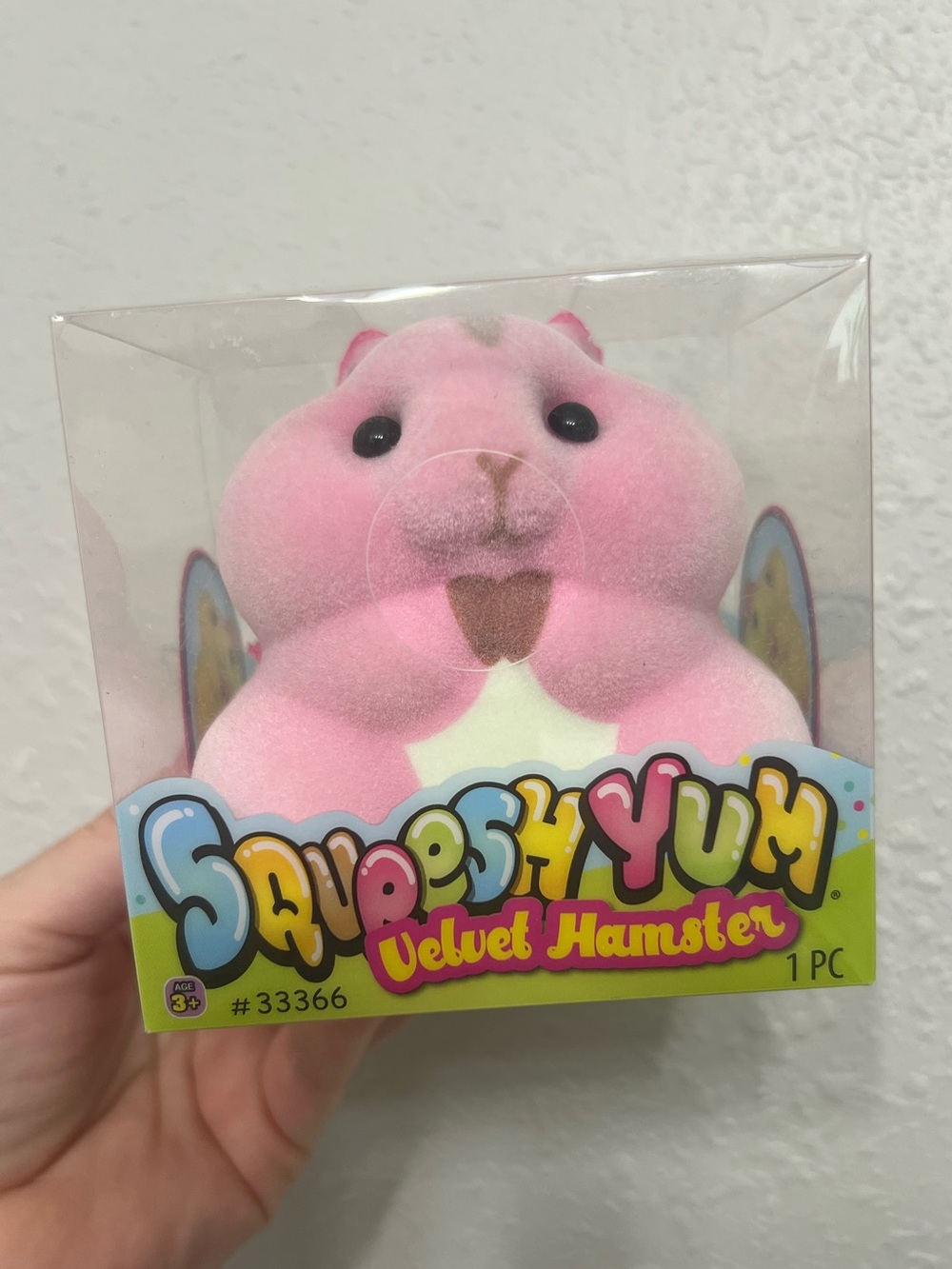 Squishy Velvet Hamster - Pink Squeesh Yum